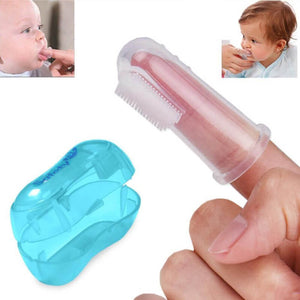 Cute Baby Finger Toothbrush With Box